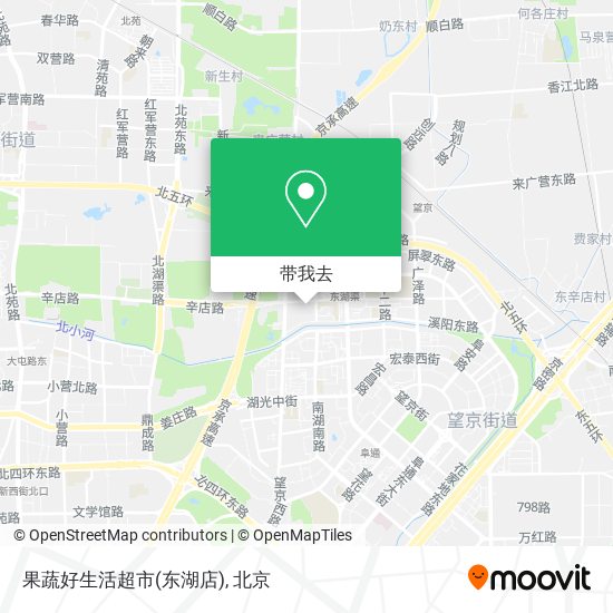 果蔬好生活超市(东湖店)地图