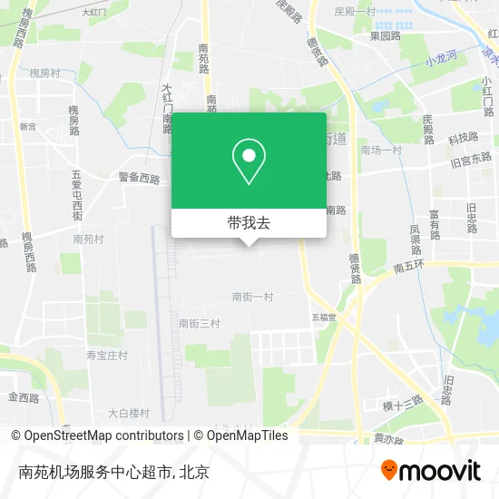 南苑机场服务中心超市地图