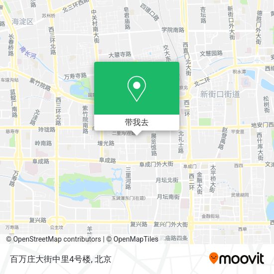 百万庄大街中里4号楼地图