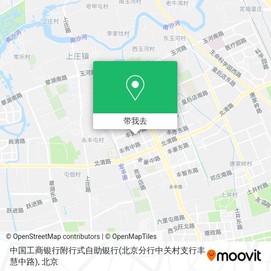中国工商银行附行式自助银行(北京分行中关村支行丰慧中路)地图