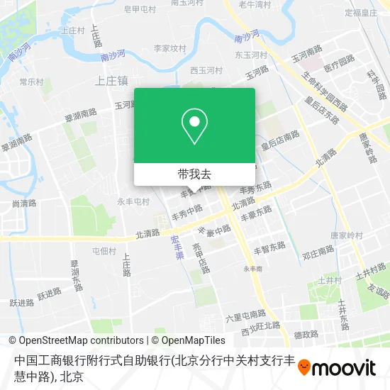 中国工商银行附行式自助银行(北京分行中关村支行丰慧中路)地图