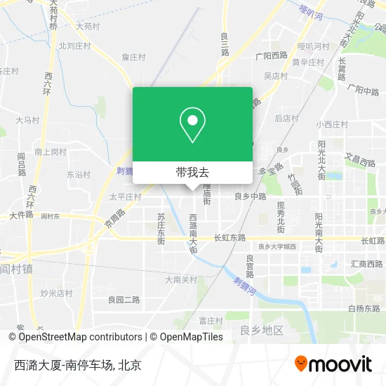 西潞大厦-南停车场地图