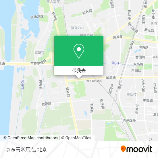 京东高米店点地图