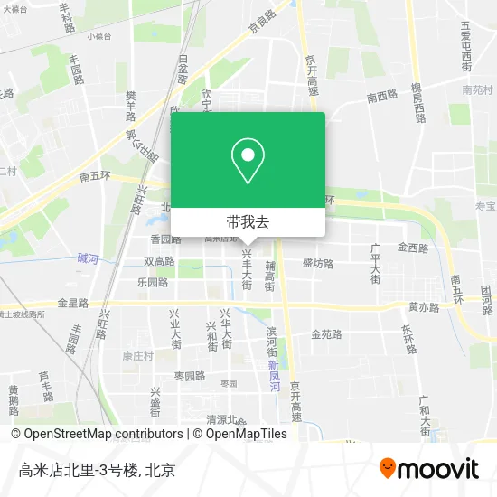 高米店北里-3号楼地图