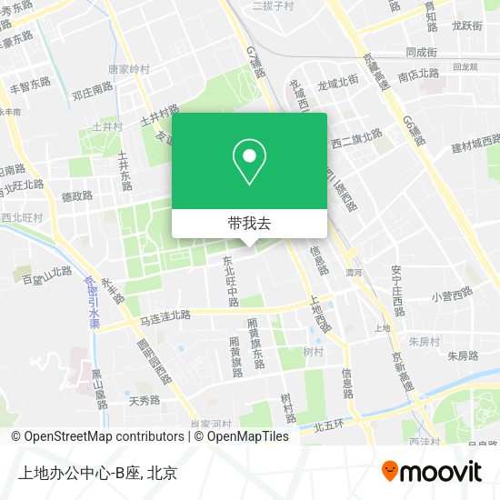 上地办公中心-B座地图