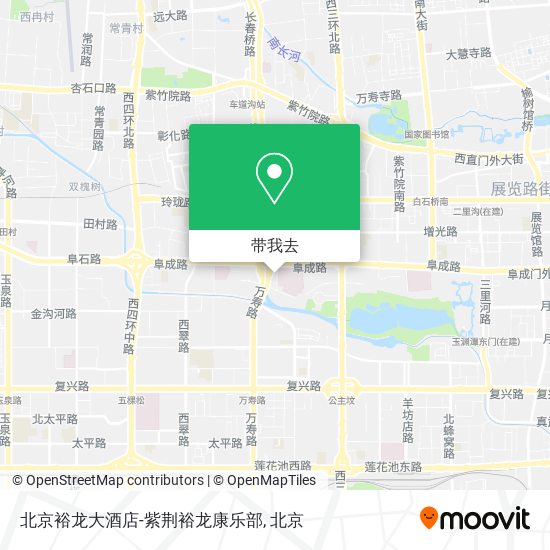 北京裕龙大酒店-紫荆裕龙康乐部地图