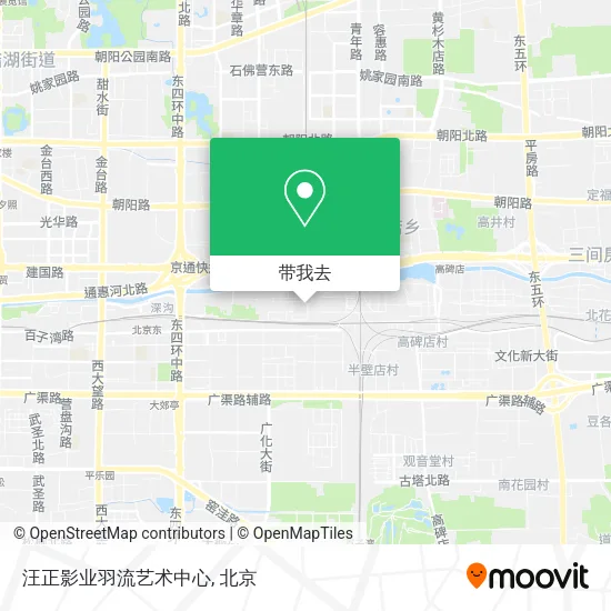 汪正影业羽流艺术中心地图