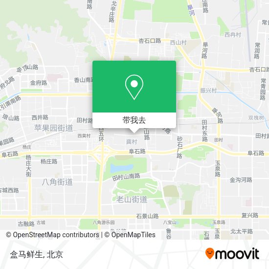 盒马鲜生地图