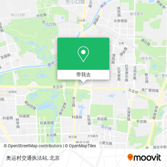 奥运村交通执法站地图