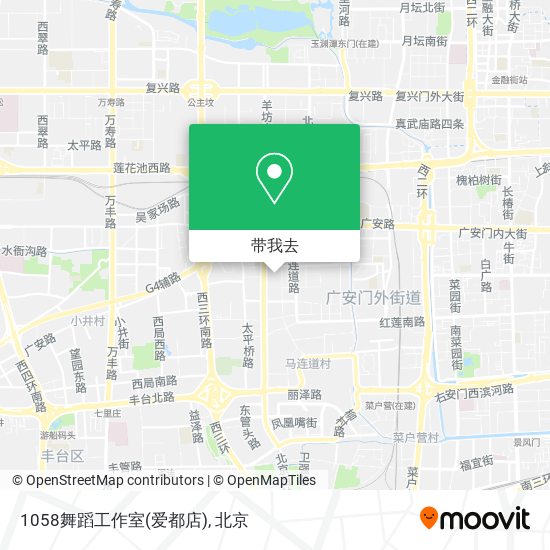 1058舞蹈工作室(爱都店)地图