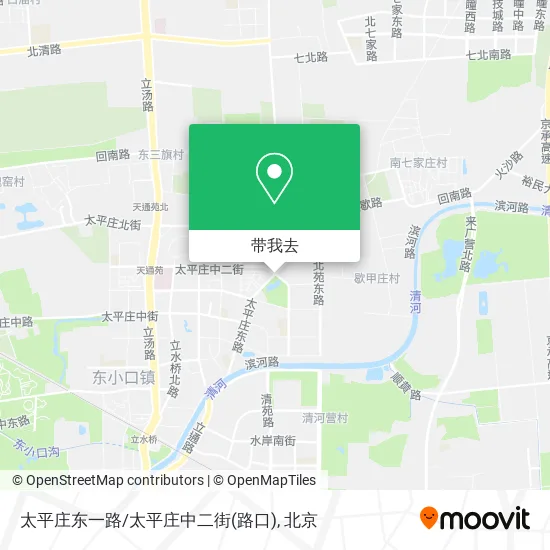 太平庄东一路/太平庄中二街(路口)地图