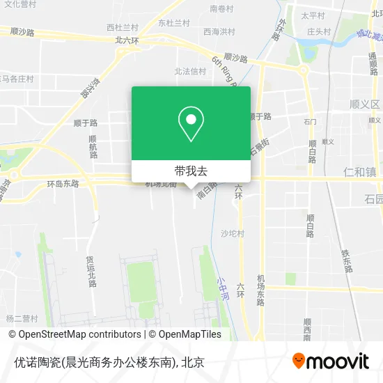 优诺陶瓷(晨光商务办公楼东南)地图