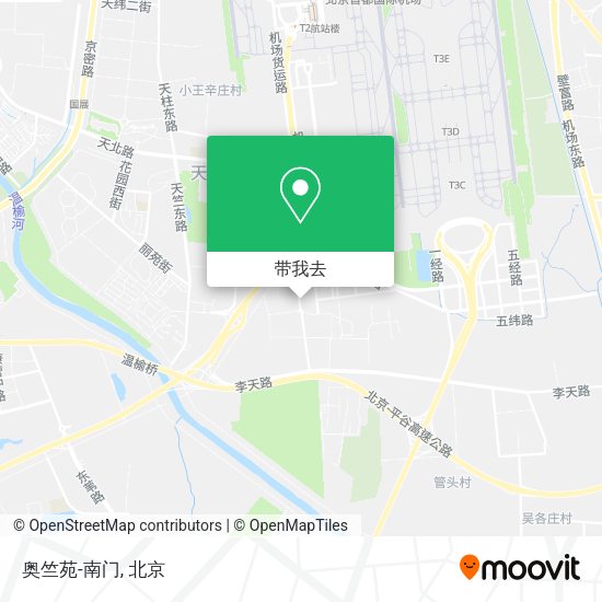 奥竺苑-南门地图