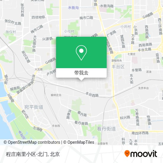 程庄南里小区-北门地图
