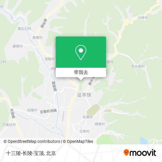十三陵-长陵-宝顶地图