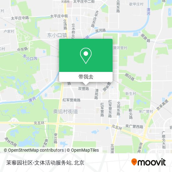 茉藜园社区-文体活动服务站地图