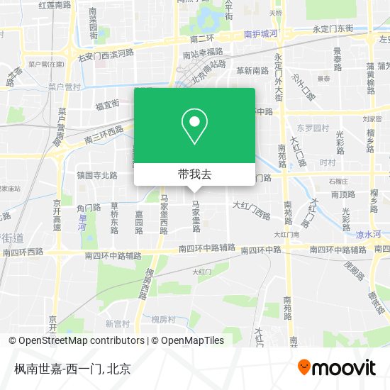 枫南世嘉-西一门地图