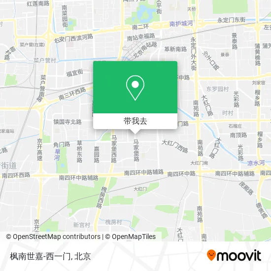 枫南世嘉-西一门地图