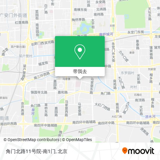 角门北路11号院-南1门地图