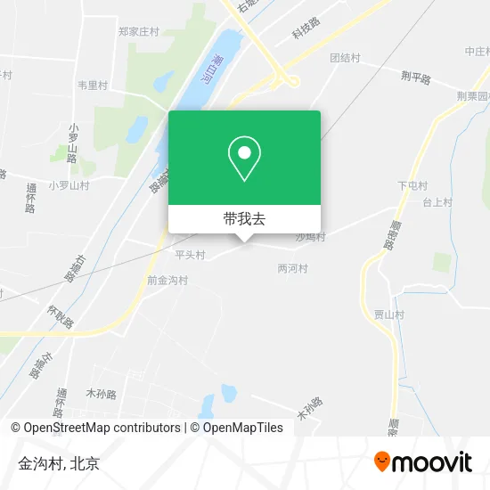 金沟村地图