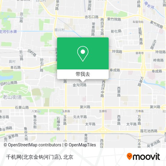 千机网(北京金钩河门店)地图