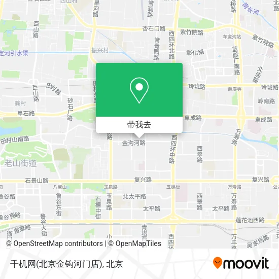 千机网(北京金钩河门店)地图