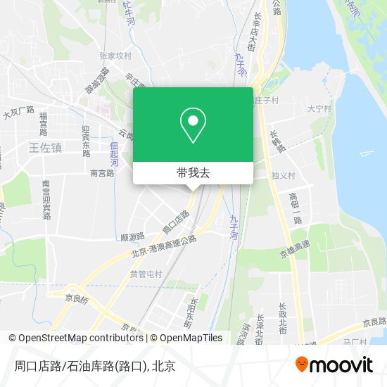 周口店路/石油库路(路口)地图