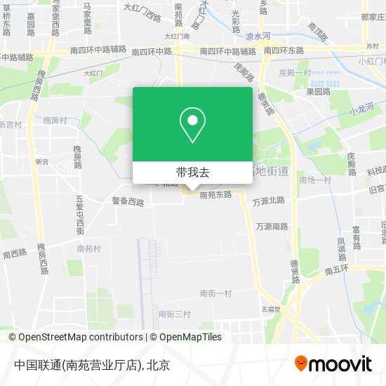 中国联通(南苑营业厅店)地图
