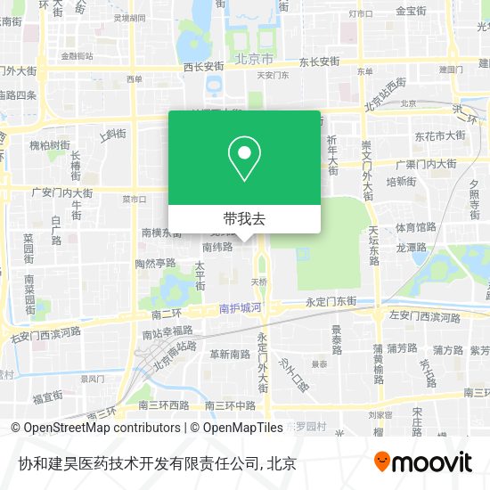 协和建昊医药技术开发有限责任公司地图