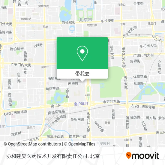 协和建昊医药技术开发有限责任公司地图