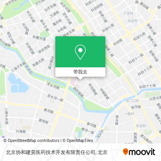 北京协和建昊医药技术开发有限责任公司地图