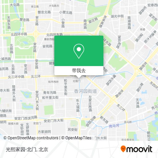 光熙家园-北门地图