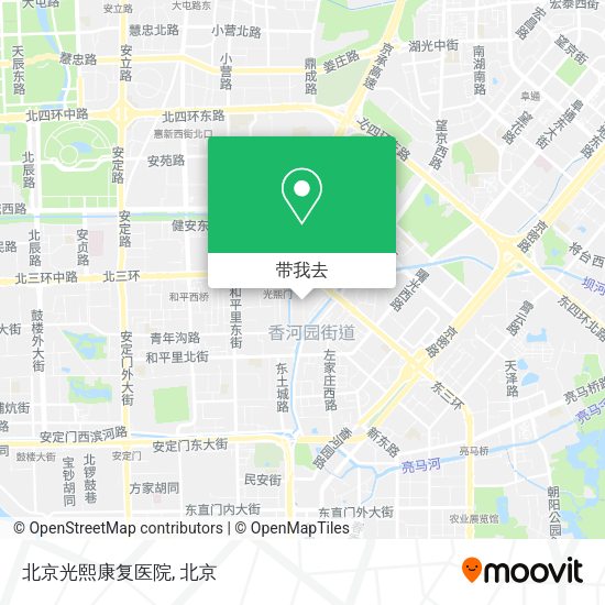 北京光熙康复医院地图