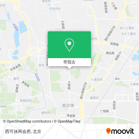 西可休闲会所地图
