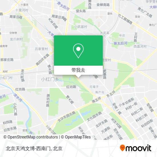 北京天鸿文博-西南门地图