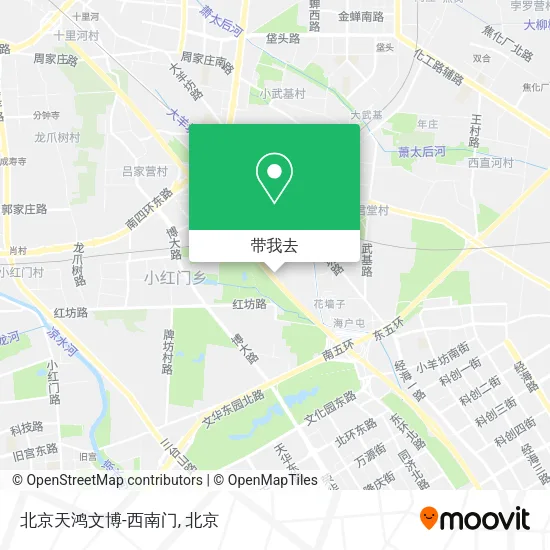 北京天鸿文博-西南门地图