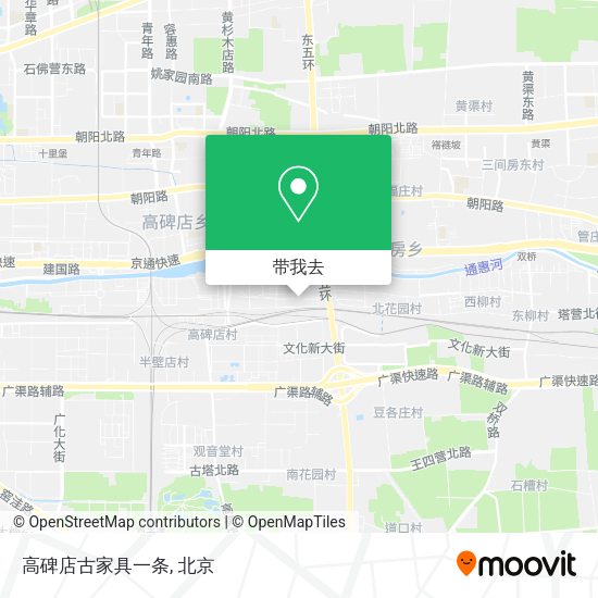 高碑店古家具一条地图