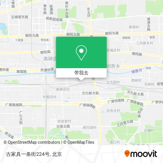 古家具一条街224号地图