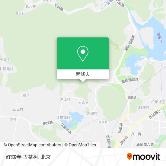 红螺寺-古茶树地图