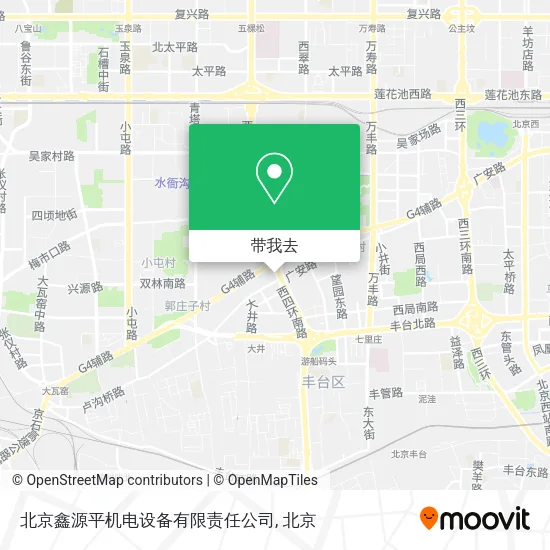 北京鑫源平机电设备有限责任公司地图