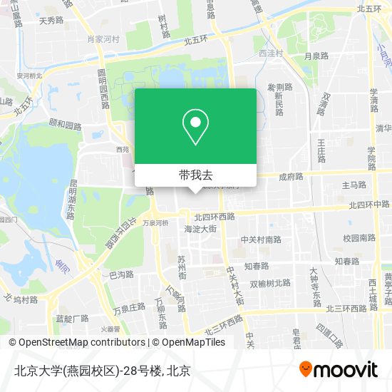 北京大学(燕园校区)-28号楼地图