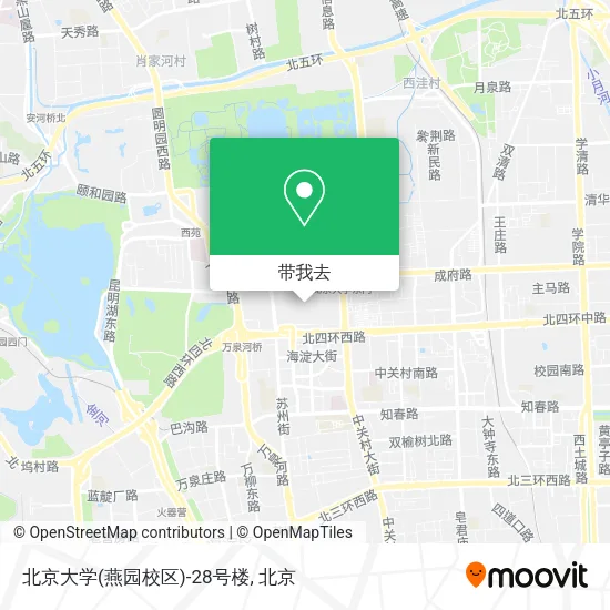 北京大学(燕园校区)-28号楼地图