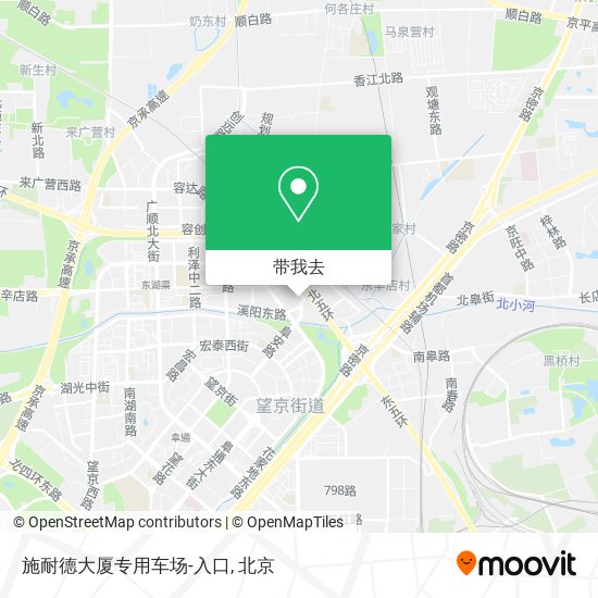 施耐德大厦专用车场-入口地图