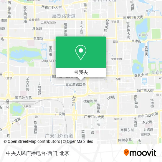 中央人民广播电台-西门地图