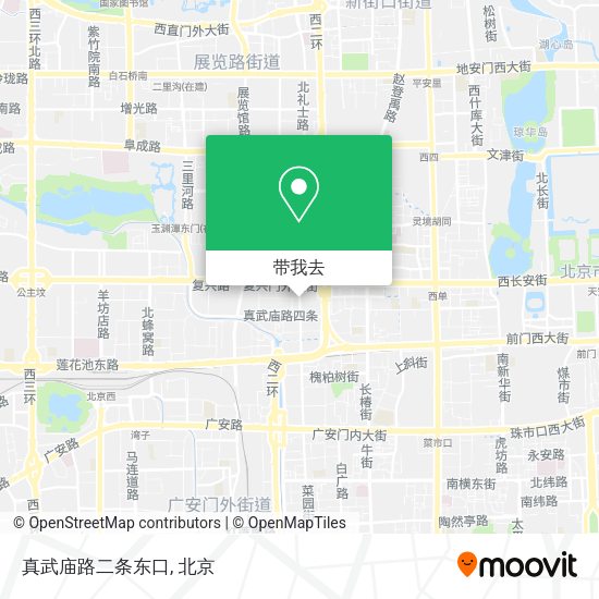 真武庙路二条东口地图