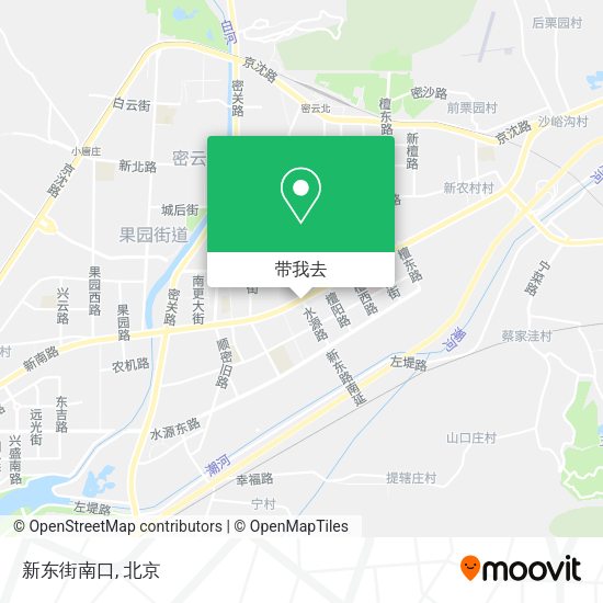 新东街南口地图