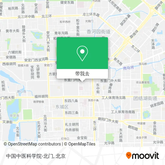 中国中医科学院-北门地图