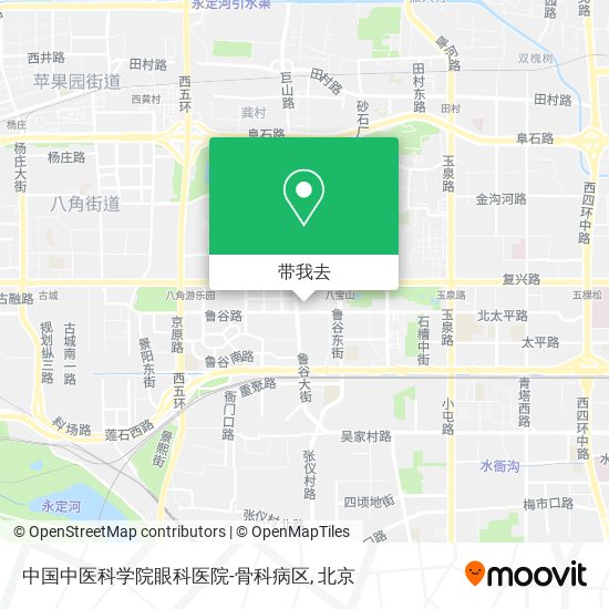 中国中医科学院眼科医院-骨科病区地图
