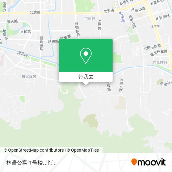 林语公寓-1号楼地图