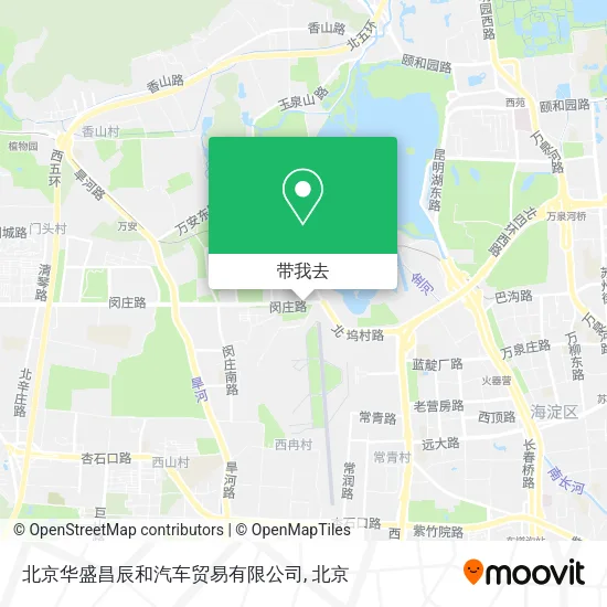 北京华盛昌辰和汽车贸易有限公司地图